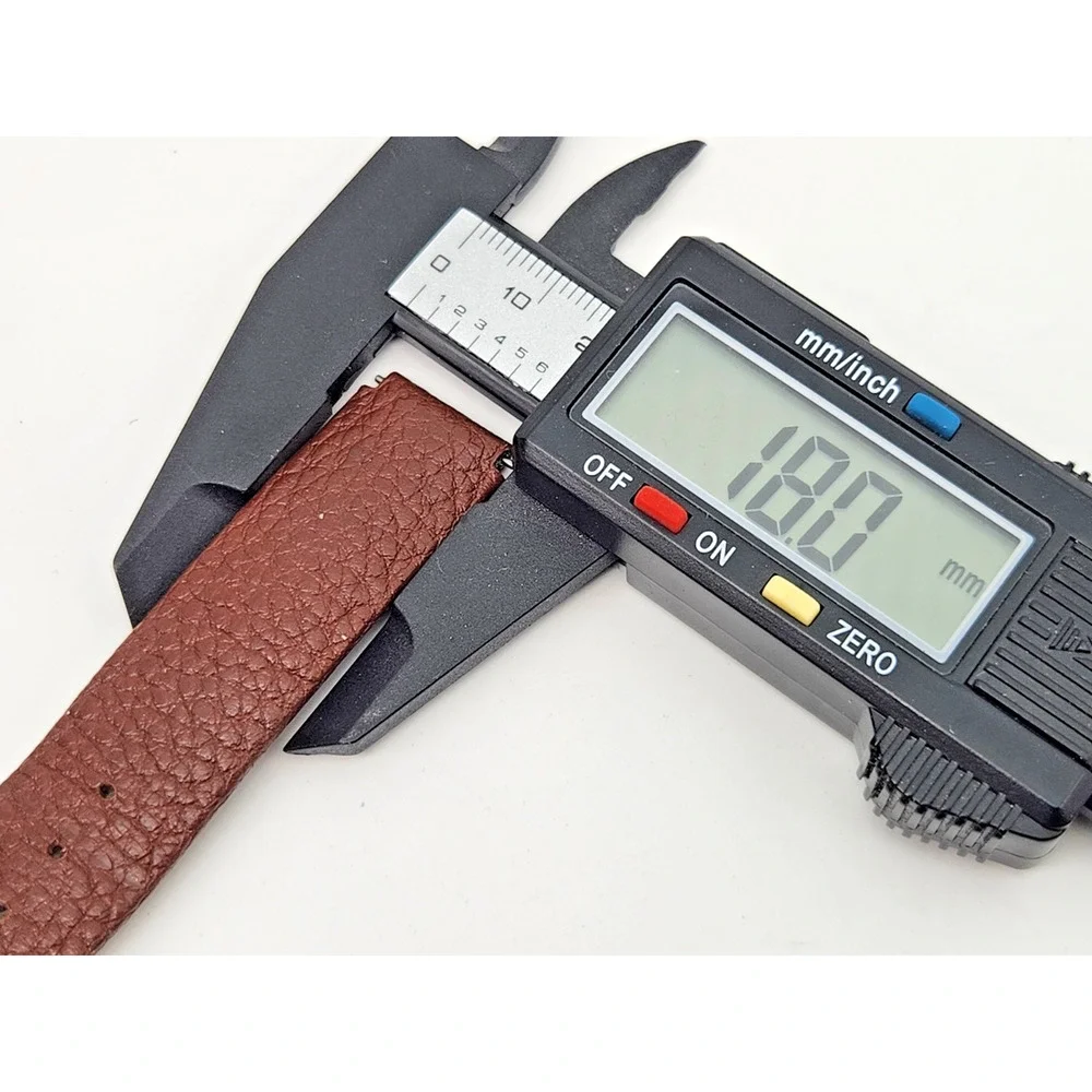 Authentic Phillip Stein Brown Learher Watch Band 18 mm